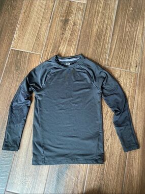 DSG Black Boy’s Long Sleeve Athletic Shirt base layer